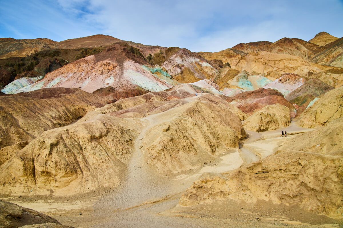 Detail of main colorful formations