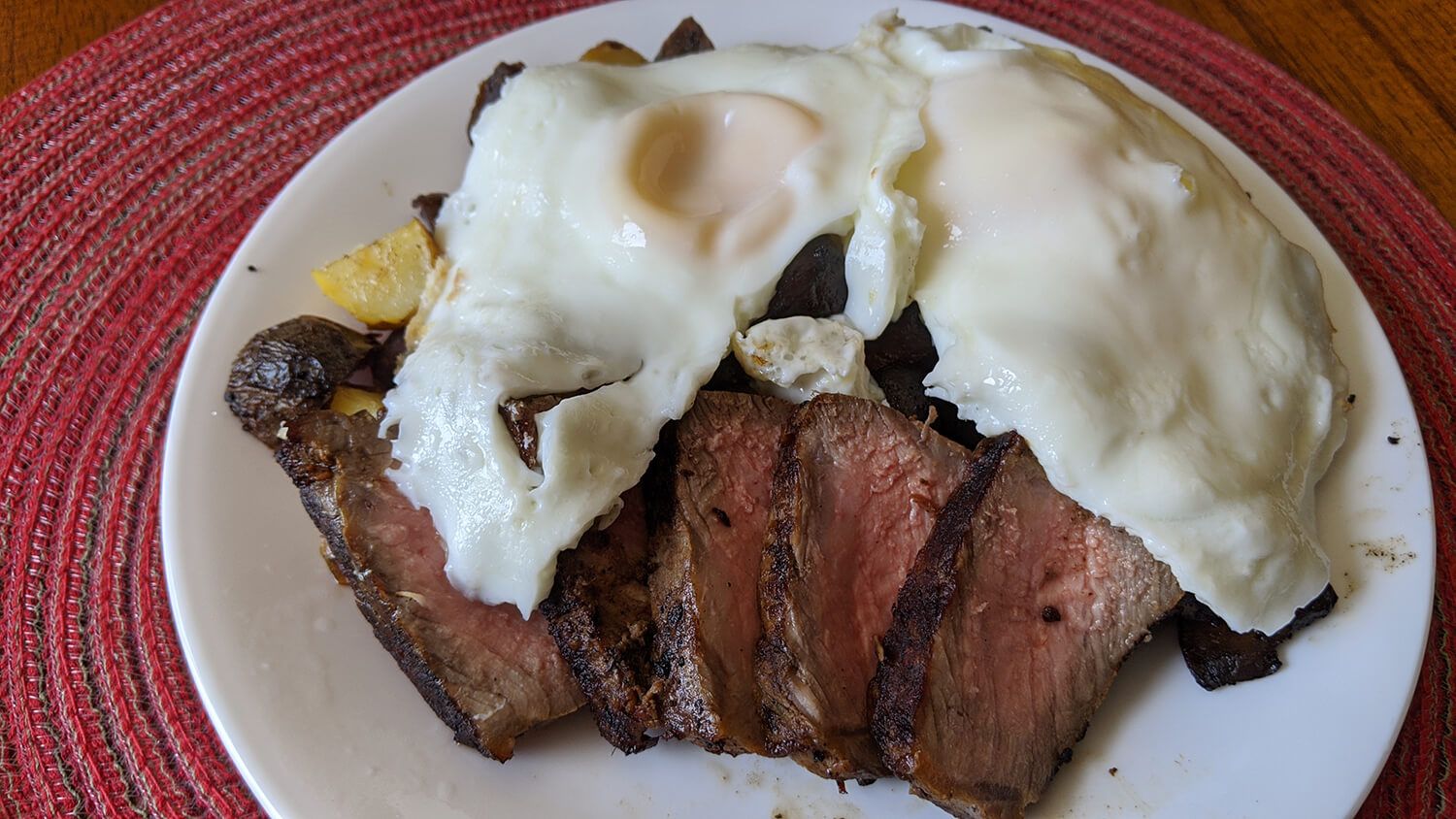 10. Breakfast Steak & Eggs