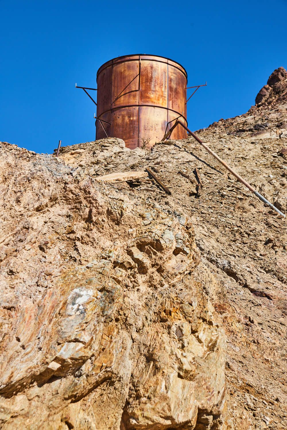 Detail of mining silo