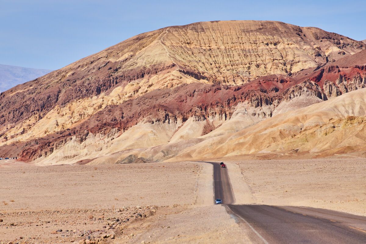 Roads through Death Valley