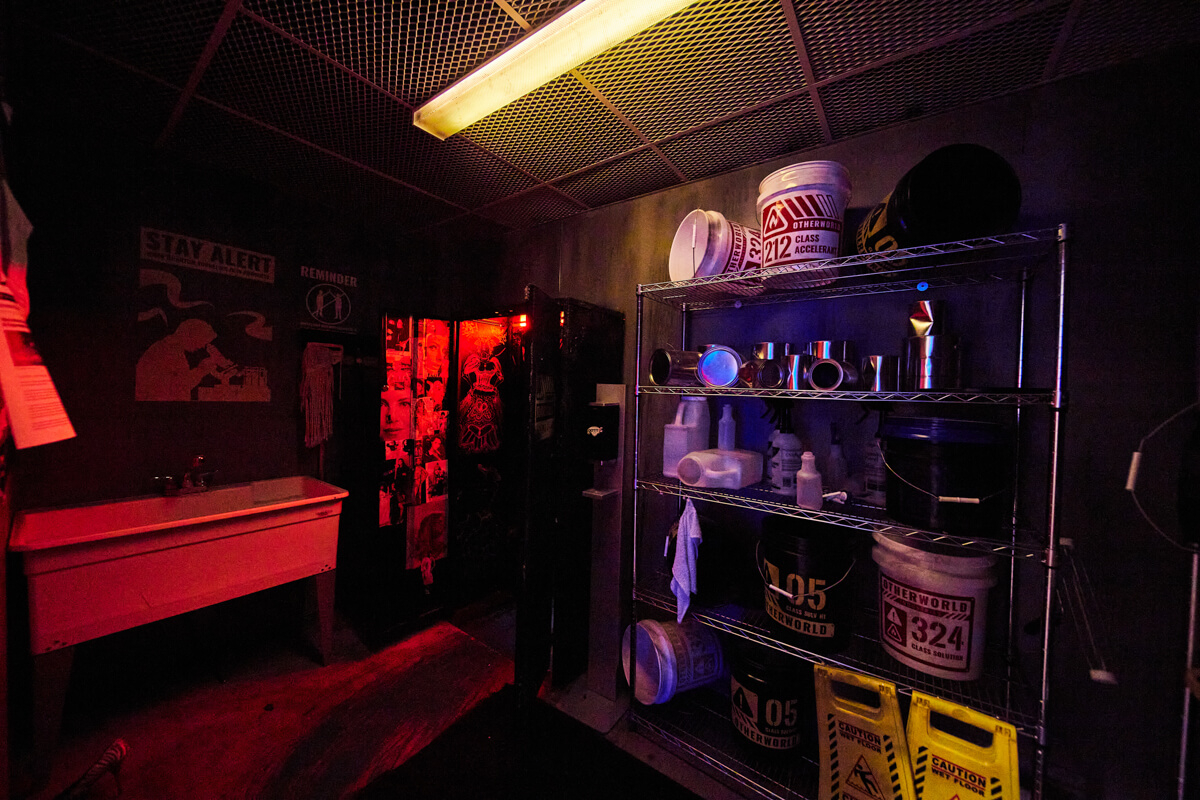 Photography darkroom at the entrance