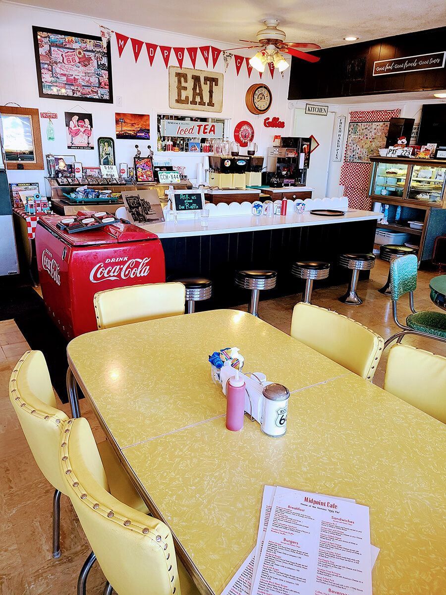 Diner at Midpoint of Route 66