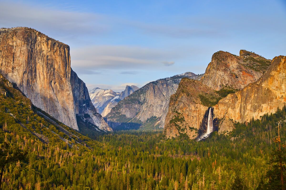 Tunnel View after sunrise
